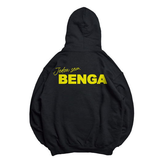 Black Hoodie "Jedou Sem Benga"
