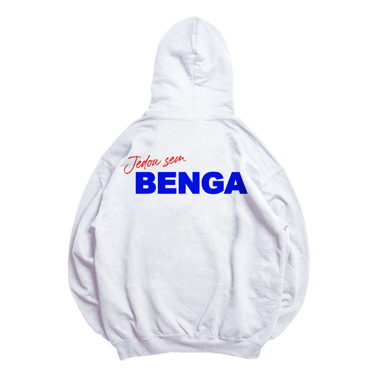White Hoodie "Jedou Sem Benga"