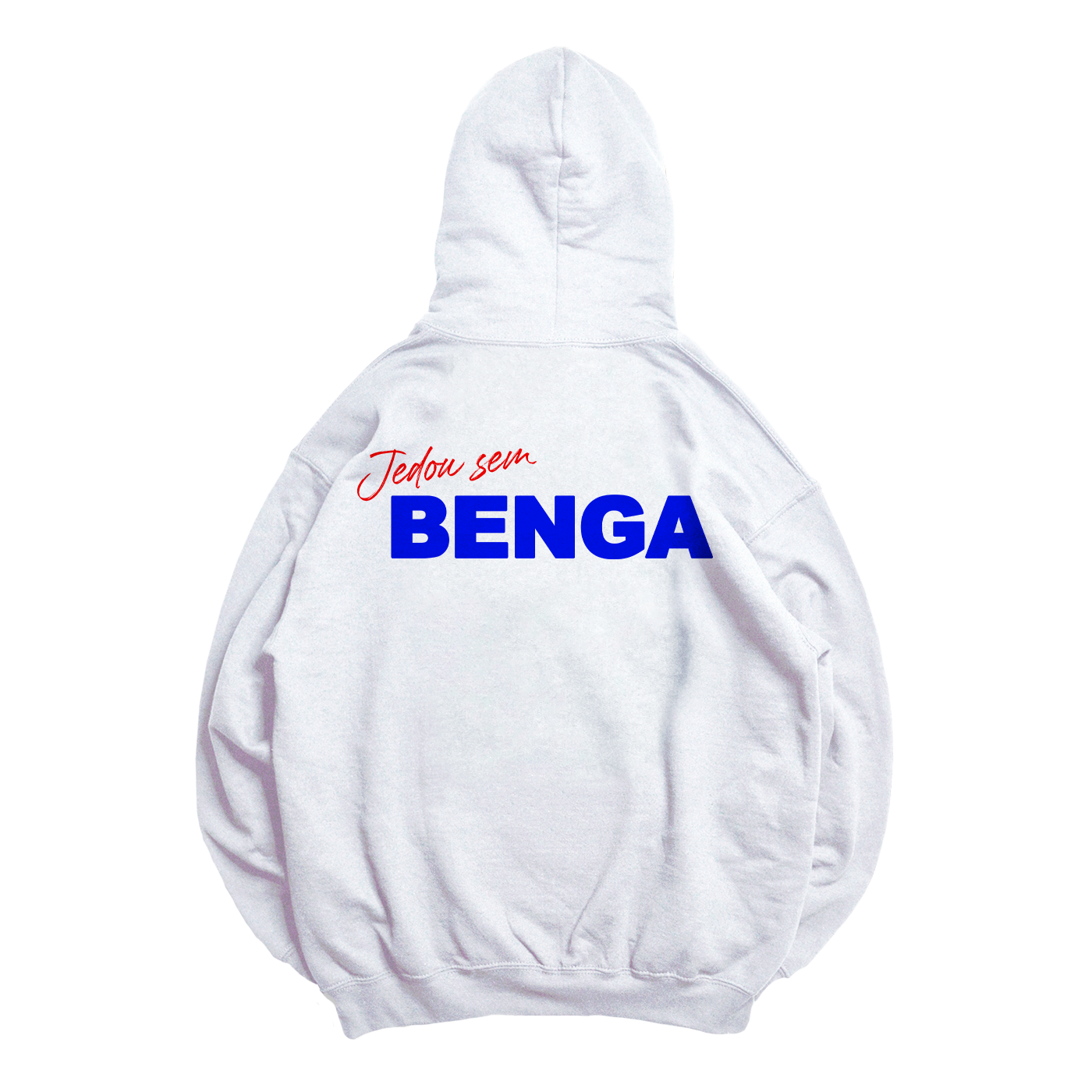 White Hoodie "Jedou Sem Benga"